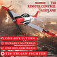 Gluiseur 4 Channel Rc Plane - Ready To Fly Aerobatic Aircraft, Easy Control For Beginners, T28 Trojan Rc Airplane Best Gift For