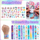 110 PCS Mermaid Party Favors for Girls Mermaid Birthday Decorations Party Supplies Include 12 Pen 12 Notepad 12 Shiny Metallic S