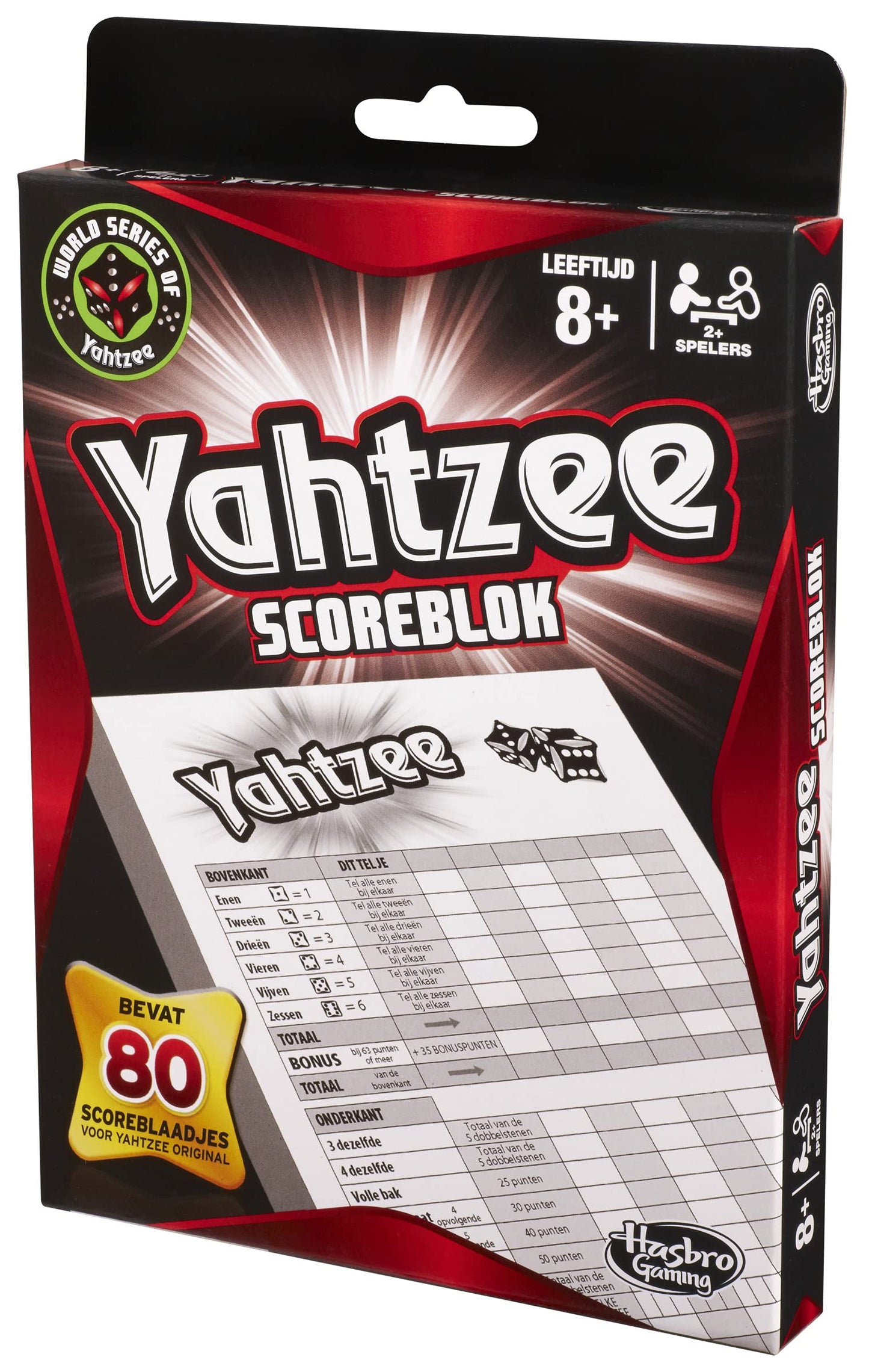 Hasbro Yahtzee Score Pad