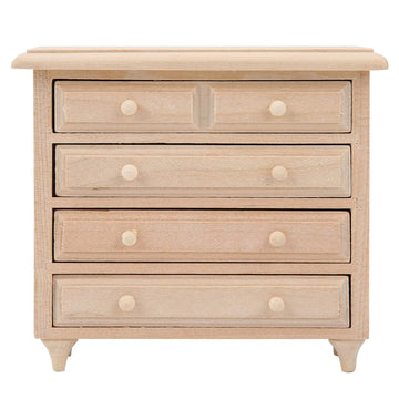 Fippkargo 1:12 Wooden Table Square 8 Button Dollhouse Movement Cabinet Sleeping Cabinet Mini Furniture Solid Wood Miniature Mode