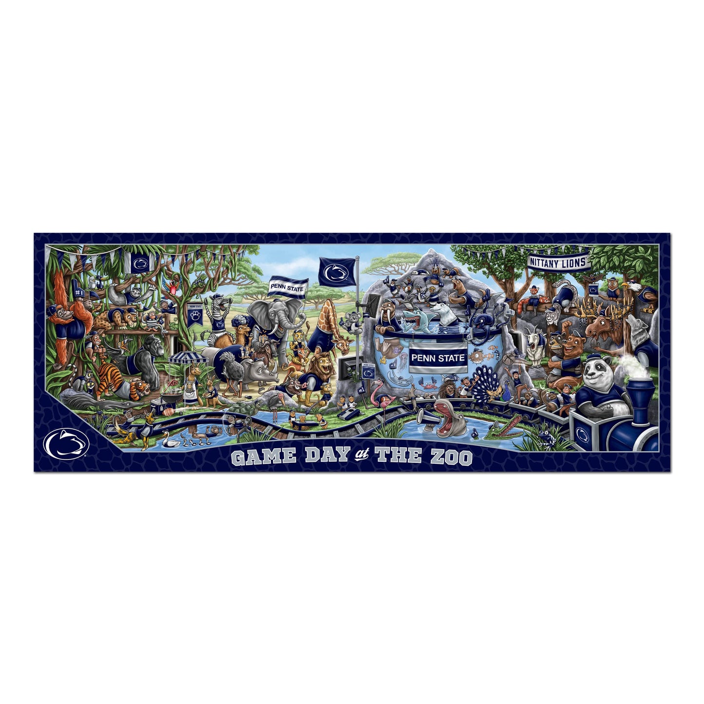 YouTheFan NCAA Penn State Nittany Lions Game Day at The Zoo 500pc Puzzle