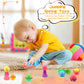 Cagemoga 54 Pieces Jumping Spring Toys Colorful Cute Popper Spring Launcher Toys Pop Up Bouncy Spring Toys for Kids Classroom Re