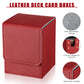 6 Pack Leather Deck Card Boxes 100+ Card Deck Game Box Magnetic Playing Card Deck Card Storage Box For 100 Plus Cards Compatible