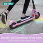 Gotrax GKS Electric Scooter for Kid Ages 6-12, Max 4 Miles Range and 7.5 Mph Speed, 6 Solid Rubber Wheels UL2272 Certification,