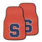 FANMATS 15952 Syracuse Orange Front 2-Piece Team Logo Carpet Car Mat Set, Front Row Automotive Floor Mats, Non-Slip Backing, Tea