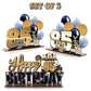 Lingteer Happy 85Th Birthday Gold Acrylic Table Topper Centerpieces Set - Cheers To 85 Years Old Birthday 85Th Bday Party Gift Decorations.