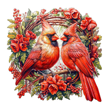 Jigfoxy Wooden Puzzles for mature-themeds  Cardinal Wood Puzzles mature-themed  Unique Animal Shape Wooden Jigsaw Puzzles for mature-themeds  Birthday Gifts for Puzzle Lovers  Family  Friend (M-11.4 * 11.3in-200 pcs)