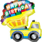 KID MOTORZ Dump Truck Jumbo 33 Foil Balloon