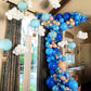 Bezente Blue Balloons 18 Inch - 30 Pack Large Thick Light Blue Balloons Big Round Blue Latex Balloons For Birthday Wedding Baby