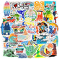 Surf Stickers For Teens Girls Boys Surfing Laptop Stickers For Water Bottles Surfboard Waterproof Vinyl Stickers Surfer Stickers