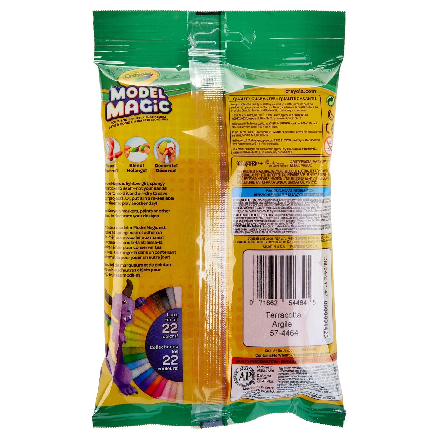 Crayola Model Magic, Terra Cotta, 4 Ounce, Lightweight Modeling Material For Kids 4 & Up