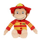 KIDS PREFERRED Curious George Fireman 15 inch Stuffed Animal Plush Toy for Toddler Boys & Girls