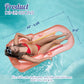 Pool Floats mature-themed Size Lounger with Cup Holder (2 Pack) Inflatable Floats for Swimming Pool Heavy Duty Lounger Floating Recliner Blow Up Floaties Water Floaty Lake Beach Tanning Float