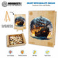 Woodbests Wooden Puzzle For Adults, Sailing Ship Puzzle (S, 100Pcs, 9.8'X9.7') Beautiful Wooden Box, Wooden Jigsaw Puzzles Unique Shape, Birthday Gifts For Adults And Kids Family Game