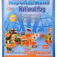 BLiSS HUES Wooden World Map 36 Countries Flag with Their Capital, Language, Currency & More General Knowledge Educational Puzz