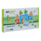 Knick Knack Magnetic World Building Blocks Set | Mini Themed Magnetic Cubes For Kids Ages 3 And Up (89 Pieces)