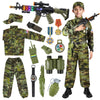 Metemot Kids Army Costume For Boys, Military Army Costume With Army Toys, Solider Boy Dress Up, Halloween Costumes For Boys