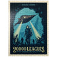 MyPuzzle 20,000 Leagues Under The Sea: Jules Verne, Vintage Poster - Premium 500 Piece Jigsaw Puzzle for Adults