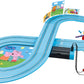 Carrera First Peppa Pig - Kids Granprix Slot Car Race Track With Spinners - Includes Peppa Pig And George Cars - Battery-Powered Beginner Racing Set For Kids Ages 3 Years And Up