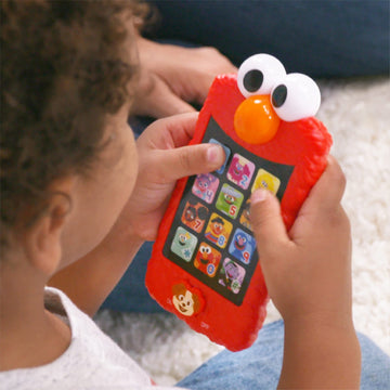 Sesame Street Elmo Pretend Play Phone - Educational Toy for Kids, Multi-color, 3.25 x 1.5 x 6.25 inches, Model 57582