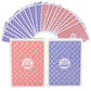 Gutshot Playing Cards, Waterproof Deck Of Cards With Spill-Proof Design, Great For Party, Game And Magic, Pack Of 2 (Blue & Red)