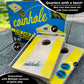 Coinhole Tabletop Game Set | Indoor/Outdoor Coin Bouncing Fun | Wood | Model MABROZON | Party Game for Kids & Adults