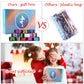 KUUQA 16 Pcs Magic Sequins The Mermaid Bracelets 2-Color Sequin Reversible Glitter Slap Bracelets Charms Wristband for Kids Litt