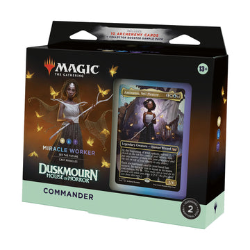 Magic The Gathering Commander Deck - Duskmourn: House of Horror, Multicolor, Model D34560000, Cardboard Material