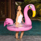 Poolcandy Inflatable Animal Pool Tubes & Swim Rings (Flamingo Glitter Filled 48'' Inch Animal Pool Tube Swim Ring)