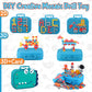 AquaArcc Design and Drill Toy for Boys Age 4-8, 351pc Kids Dinosaur Toy Electric Drill with Toolbox for Boys 4 5 6 7 8 Years Old