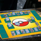 Biouai Playmat For Trading Card Game - Stitched Play Mats With Tube For Card Gameplay With Zones, 2 Player Trainer Game Playing