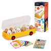 Battat Education - Egg Toys For Toddlers - Matching Eggs - Letter & Color Matching - Sorting Game - 18 Months + - Eggxpress Your