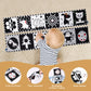 Vicloon Black And White Books High Contrast Baby Toys, 0-6 6-12 Months Soft Baby Book,Infant Tummy Time Toys,Baby Cloth Activity Crinkle Folding Educational Activity Cloth Book Suitable For Boys Girls