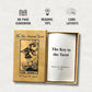 Vieux Monde Express The Tea-Stained Tarot & Guide | Classic Tarot Cards | Made In Usa | Linen Finish | 78 Cards | Full Size | 4.