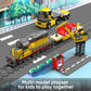 Mould King 12027 Train Building Block Kit  EMD SD40-2 Diesel Locomotive Rail Train with Motor  Remote Controlled Train Set for Kids/mature-themed Collections Enthusiasts(1170 Pieces)