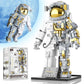 FarBlocked Astronaut Building Block Set - 966Pcs Flexible Space Explorer Toy for Ages 12+, Made of Acrylonitrile Butadiene Styrene