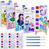 JUNQIU 4Pack Paint with Water Books for Kids, Watercolor Painting Coloring Books for Toddlers, Arts and Crafts for Girls Gifts, 