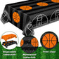 Mixweer Basketball Plastic Tablecloth Basketball Party Disposable Table Cover Basketball Pattern Party Supplies Plastic Basketba