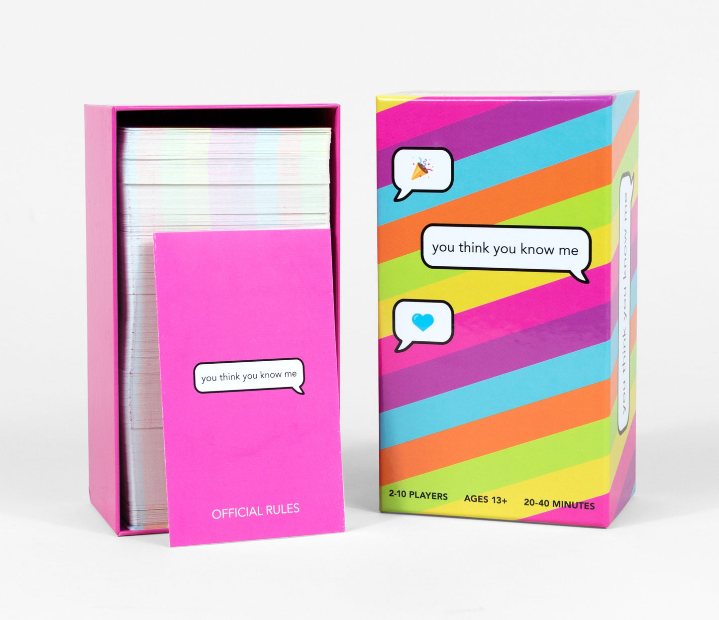 Pink Tiger Games You Think You Know Me Card Game - Cardstock, Model YTYKM