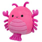 Squishmallows Original 7.5-Inch Cordea The Hot Pink Lobster Plush Toy - Soft Polyester Cuddly Companion