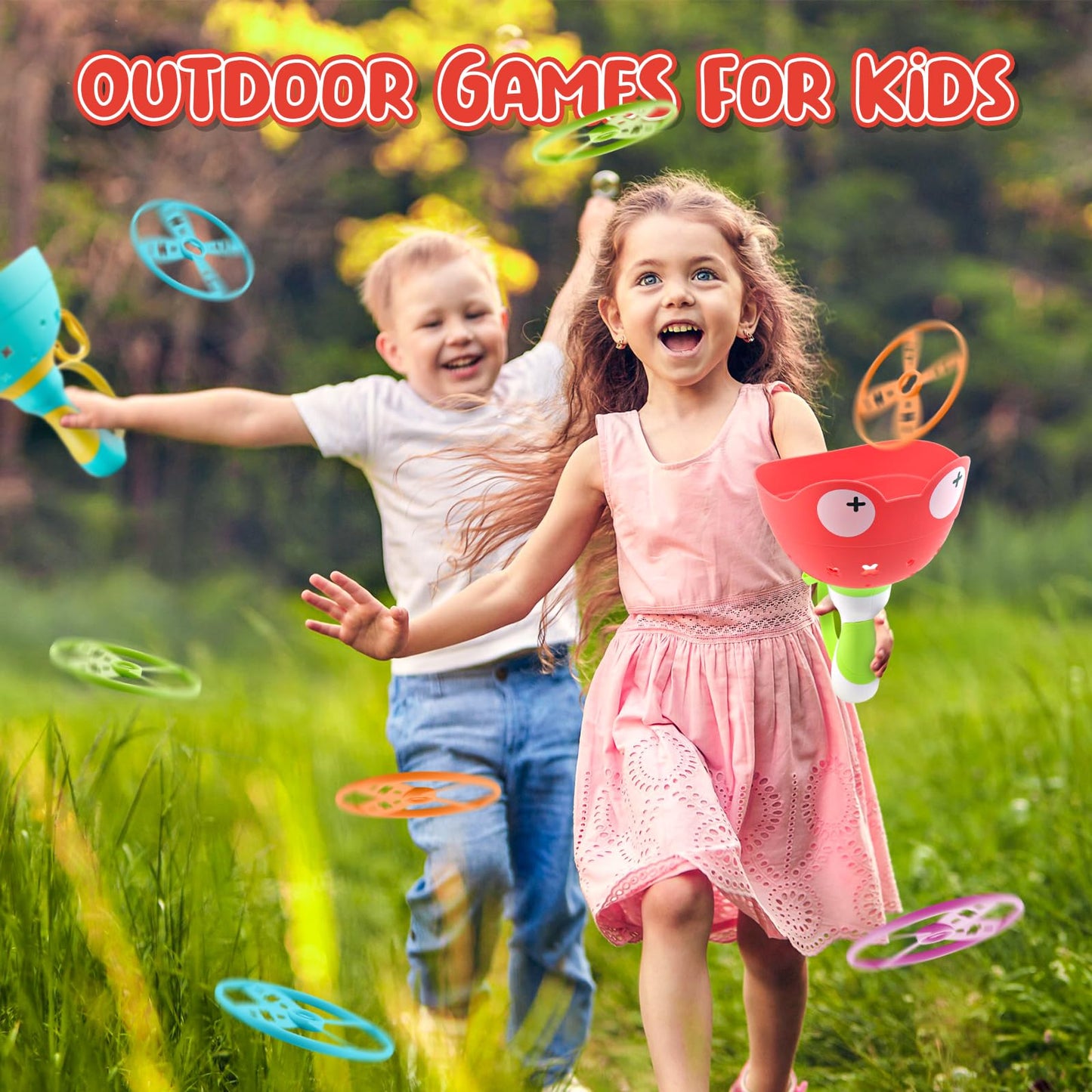 Outside Toys For Kids Ages 4-8 - Manual Capture Catching Game - Toddler Chasing Toy For Boys & Girls, Ages 3-7 - Outdoor Fun Family Games
