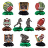 Football Party Table Decorations,Football Birthday Honeycomb Centerpieces Table Toppers,Game Day Party Table Decor Centerpiece O