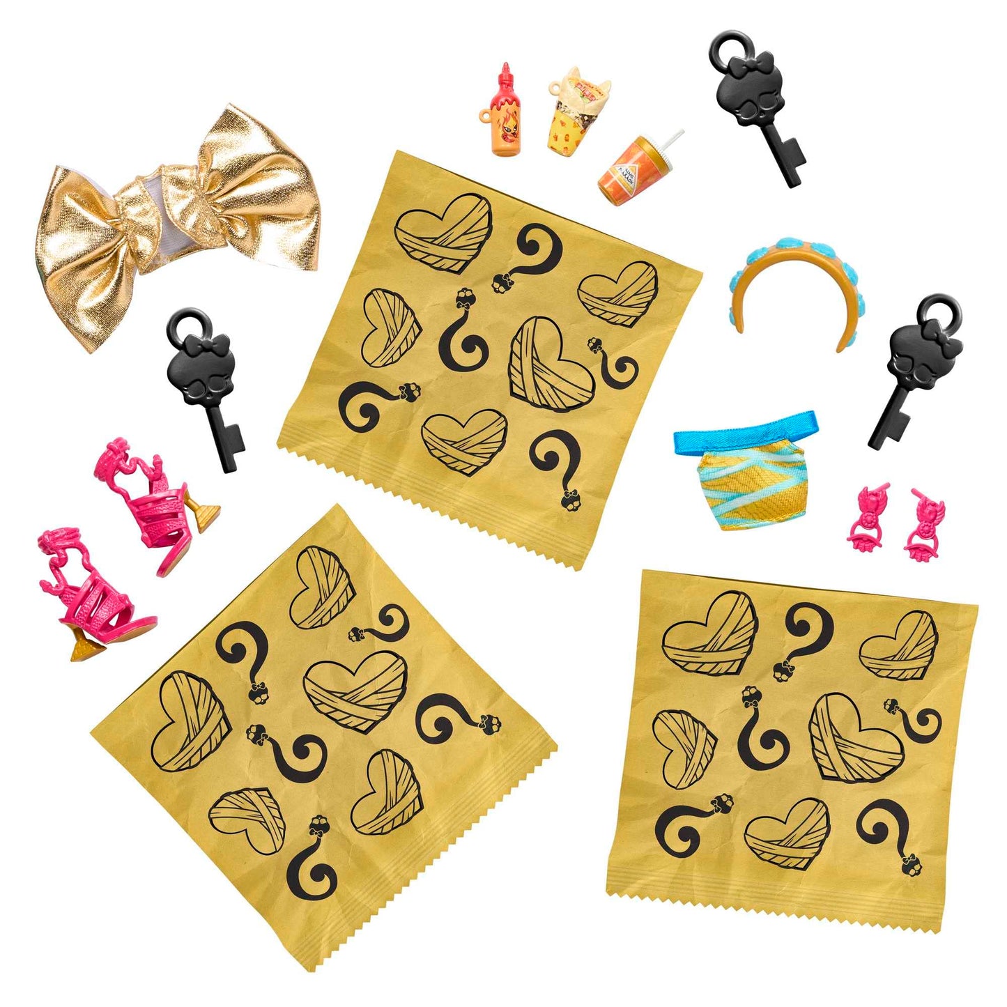 Monster High Skulltimate Secrets Doll & Clothes Accessories Set, Clawdeen Wolf With Dress-Up Locker & 19+ Surprises