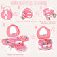 Kids Makeup Kit for Girl, 66 Pcs Washable Makeup Set for Little Girls, Real Cosmetic Set Pretend Play Makeup Toy Beauty Set Chri