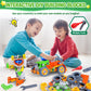 W Wise Block 164 Pcs Stem Toys, Educational Building Blocks Classroom Toys, Erector Set Building Toys For Kids Age 4-8 8-12, Toy