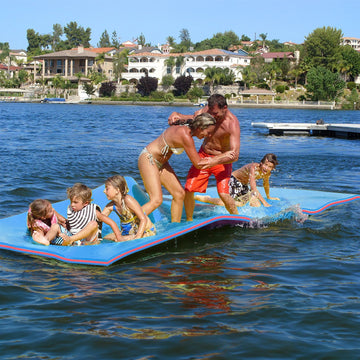 Oversized Lily Pad Floating Mat, 3 Layer 18'L x 6'W Floating Water Mat, Ocean, Beach, River, Pool, Lily Mat Floating Mat for Wat