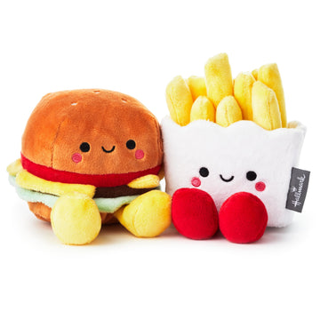 Hallmark Better Together Magnetic Plush (Hamburger And Fries) 5' Stuffed Toys, Easter Gifts For Kids