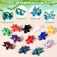 Honoson 12 Pcs 3D Printed Fidget Toy 3D Printed Chinese Dragon Small Animal Toy Flexible Cute Articulating Pet Stress Relief Fid