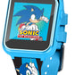 Sonic The Hedgehog Kids Smart Watch - Interactive Touchscreen With Games, Selfie Camera, Step Tracker, Alarm, And Printed Silicone Strap - Fits Wrists 5.5' To 8.0'