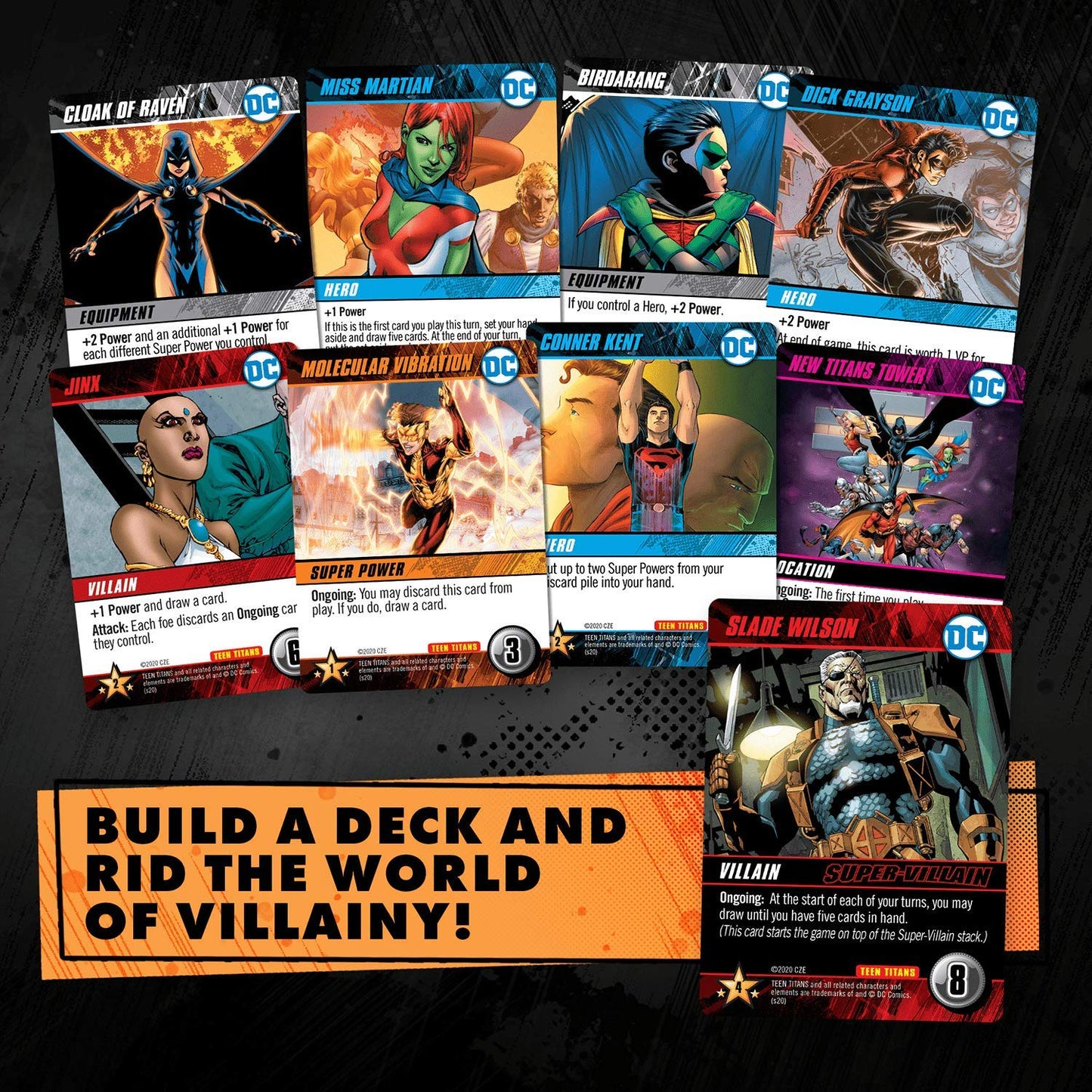 Cyrptozoic Entertainment DC Deck-Building Game: Teen Titans
